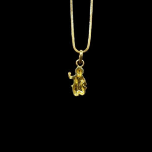 Devout Blessing Hanuman Gold Pendant