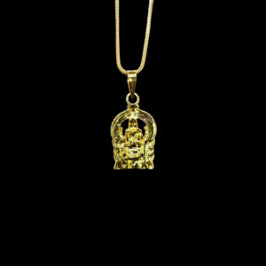 Divine Lakshmi Temple Arch Gold Pendant