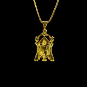 Grand Venkateswara Temple Gold Pendant
