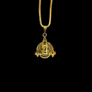 Radiant Balaji Crown Face Gold Pendant