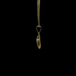 Divine Tirupati Balaji Oval Gold Pendant