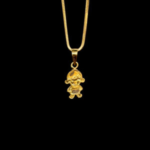 Adorable Baby Girl Gold Pendant