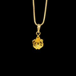Blessed Ganesha Gold Pendant