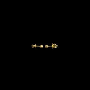 Timeless Polished Gold Ball Stud Earrings