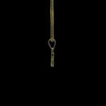 Signature Initial A Gold Pendant