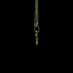 Chic Initial R Gold Pendant