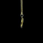 Romantic Embrace Heart Gold Pendant