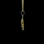 Regal Ganesha CZ Crown Gold Pendant