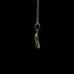 Glittering Ganesha CZ Gold Pendant