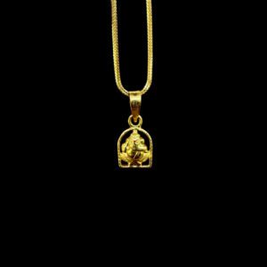 Auspicious Ganesha Arch Gold Pendant