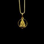 Timeless Ganesha Halo Ring Gold Pendant