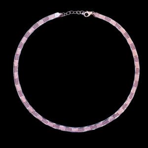 Heritage Two-Tone Patterned Gold Collar Necklace