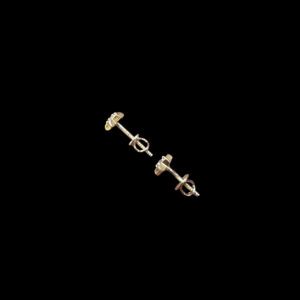 Dainty Diamond Star Gold Stud Earrings