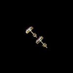 Regal Ruby & Diamond Marquise Stud Earrings