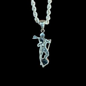 Mighty Hanuman Silver Pendant