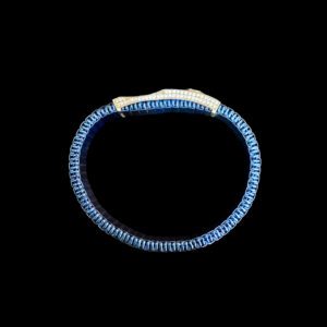 Sleek Eagle Emblem Diamond Steel Bracelet