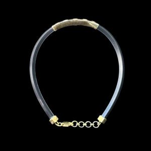Sleek Screw-Motif Diamond Gold Bar Bracelet