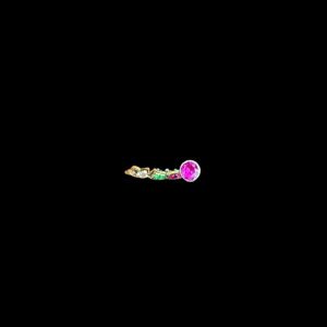 Grand Emerald & Ruby Diamond Maharashtrian Nath