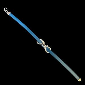 Elegant Infinity Knot Gold Leather Bracelet