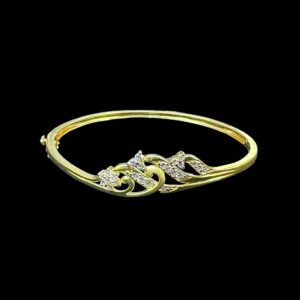 Ornate Diamond Vine Gold Bracelet