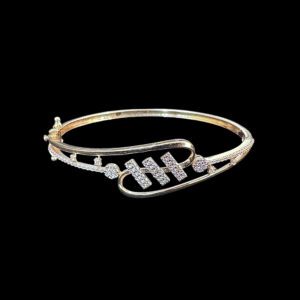 Radiant Diamond Bar Rose Gold Bracelet