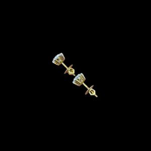 Classic Diamond Solitaire Stud Earrings