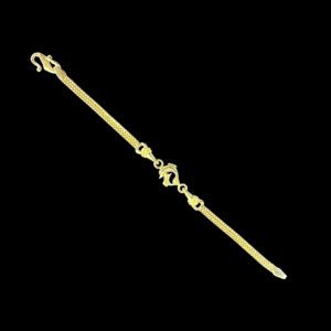 Playful Dolphin Gold Bracelet