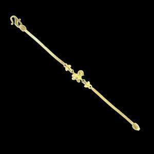 Whimsical Astronaut Gold Kids Bracelet