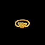 Whimsical Gold Sunflower Ring