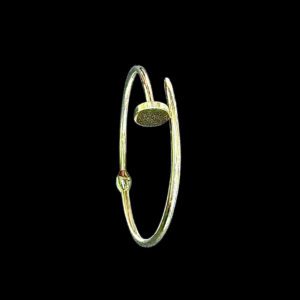Classic Gold Nail Kada Bracelet