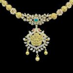 Divine Lakshmi Gold & Diamond Necklace