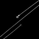 Elegant Silver Fine Cable Chain