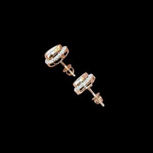 Graceful Polki Diamond Pear Studs