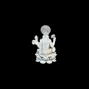 Divine Saraswati Silver Idol