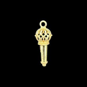Ornate Gold Filigree Ball Pendant
