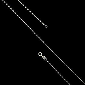 Elegant Silver Rope Chain