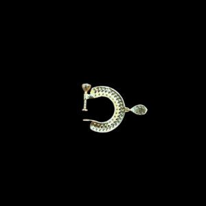 Regal Ruby & Diamond Studded Nose Ring