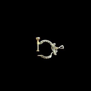 Regal Ruby Baguette Nose Ring