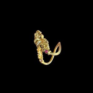 Divine Lakshmi Diamond Vanki Gold Ring