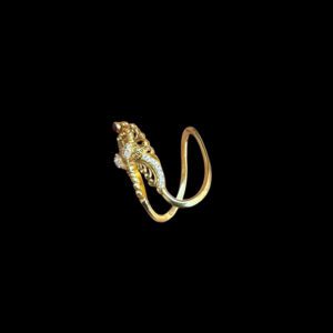 Majestic Peacock Diamond Vanki Ring