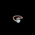 Radiant Diamond Solitaire-Style Gold Ring