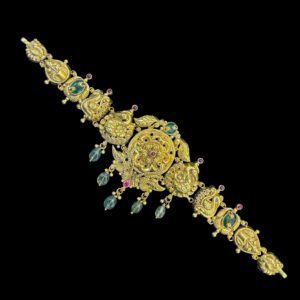 Majestic Peacock Antique Gold Choker