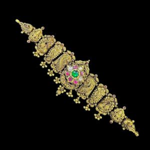 Regal Temple Antique Gold Choker