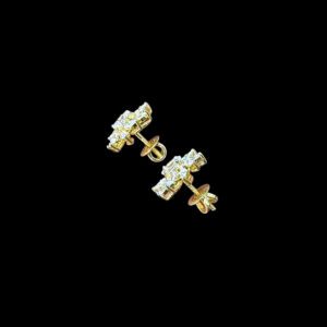 Ethereal Diamond Marquise Cluster Stud Earrings