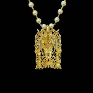 Divine Venkateswara Temple Pearl Necklace