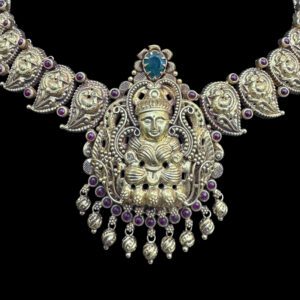 Divine Lakshmi Antique Gold Temple Choker VI