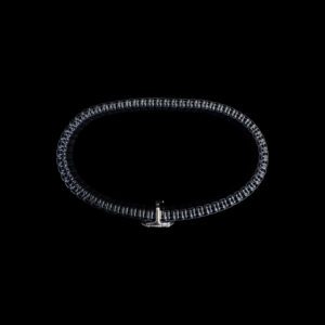 Divine Ganesha Oval Diamond Flexi Bracelet