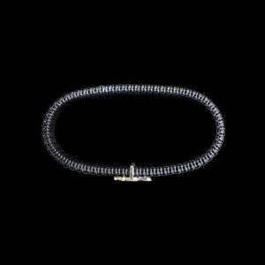 Divine Om Trishul Diamond Flexi Bracelet