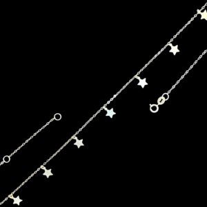 Playful Gold Multi-Star Charm Necklace