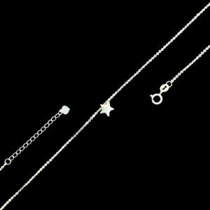 Dainty Gold Star Pendant Chain Necklace